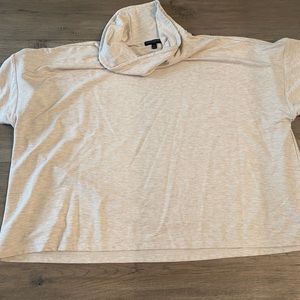 Boxy, mockneck top